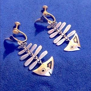 🌀 Mexican Silver Taxco Earrings 🌀